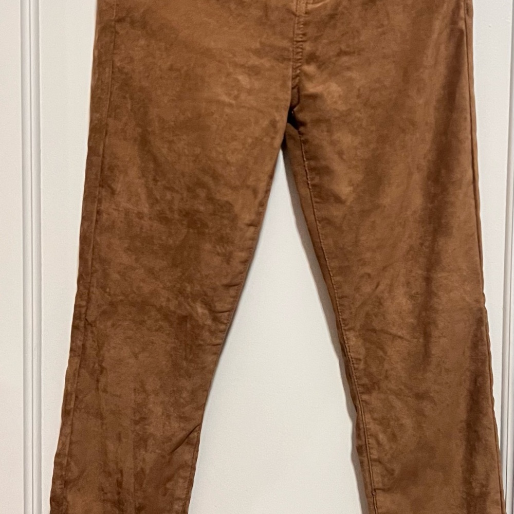 Liverpool Tan Suede Trousers